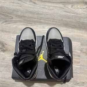 Never worn kids Black and Gray High-Top Sneakers